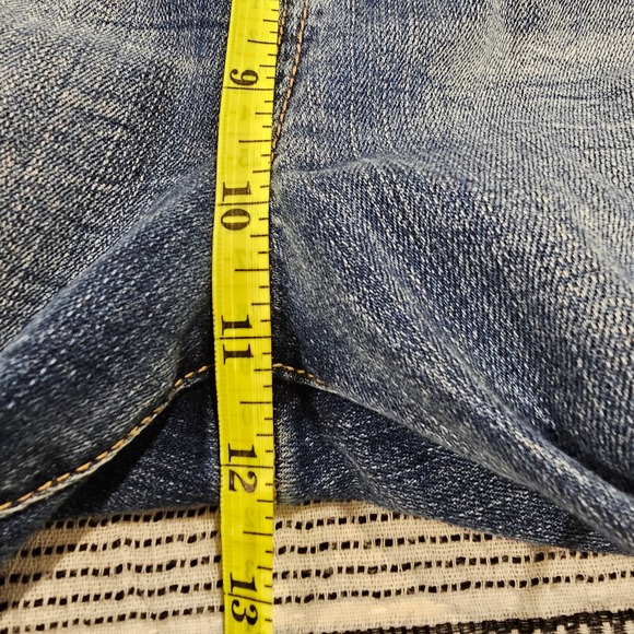 BUCKLE BLACK Fit No 75 Ankle Skinny Jeans Distressed Blue Wash Size 30x27 - Picture 8 of 9